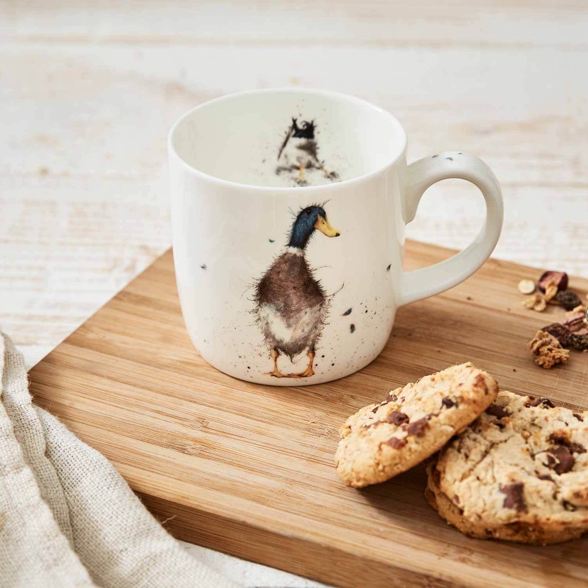 Wrendale Designs Guard Duck Mug image number null